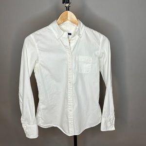Vintage Gap women’s white button up fitted size XS Y2K Style